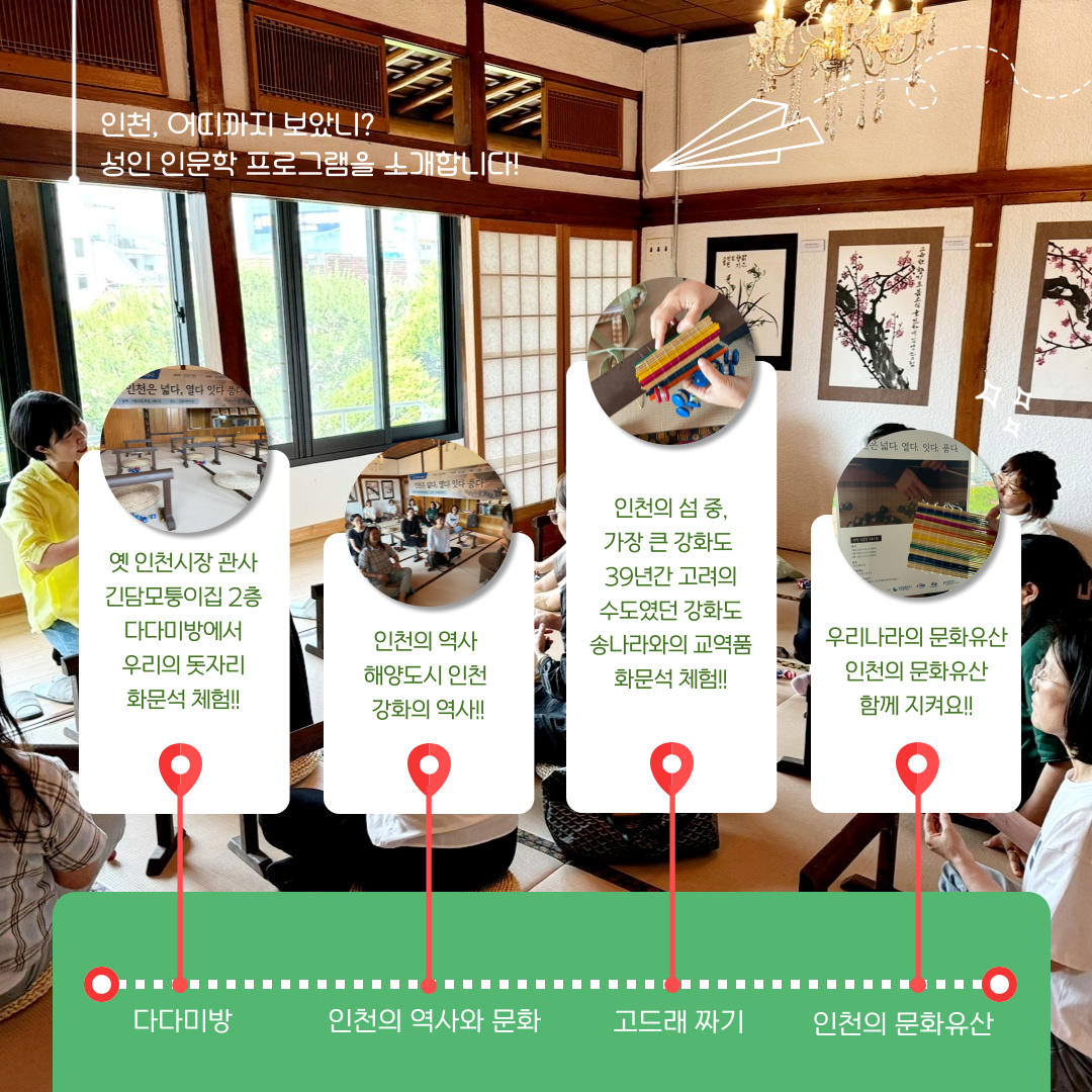 [성인 인문학 프로그램] 인천, 어디까지 보았니?